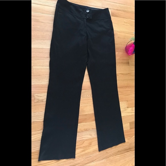 Sz 10 | H & M | Pinstripe | Black Light Blue | High Waisted Trouser ♦️ - Picture 6 of 14